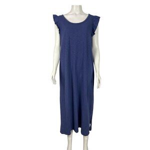 NEW Universal Threads Cotton Dress XL Blue Sleeveless Shift Comfortable